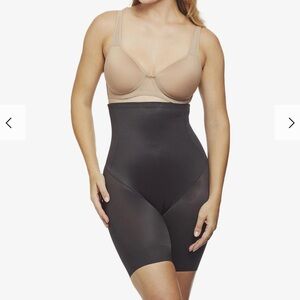 Miraclesuit Black High-Waisted Thigh slimmer Shapewear